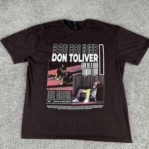 Don Toliver Shirt Mens XL Black 2022 Life of a Don Graphic Tour Rap Hip Hop